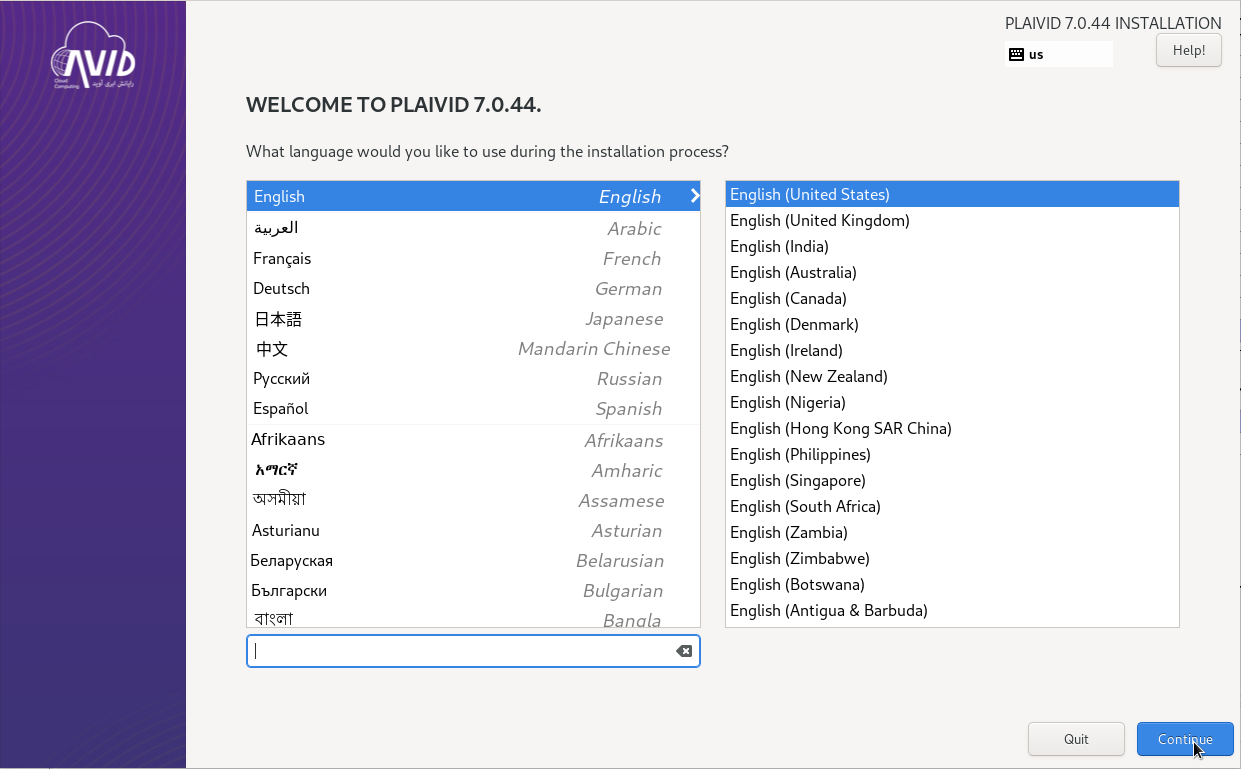 Select Language