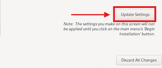 Update Settings